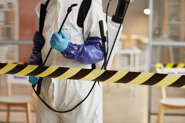 Professional Blood Cleanup technician working in Saint Libory, IL